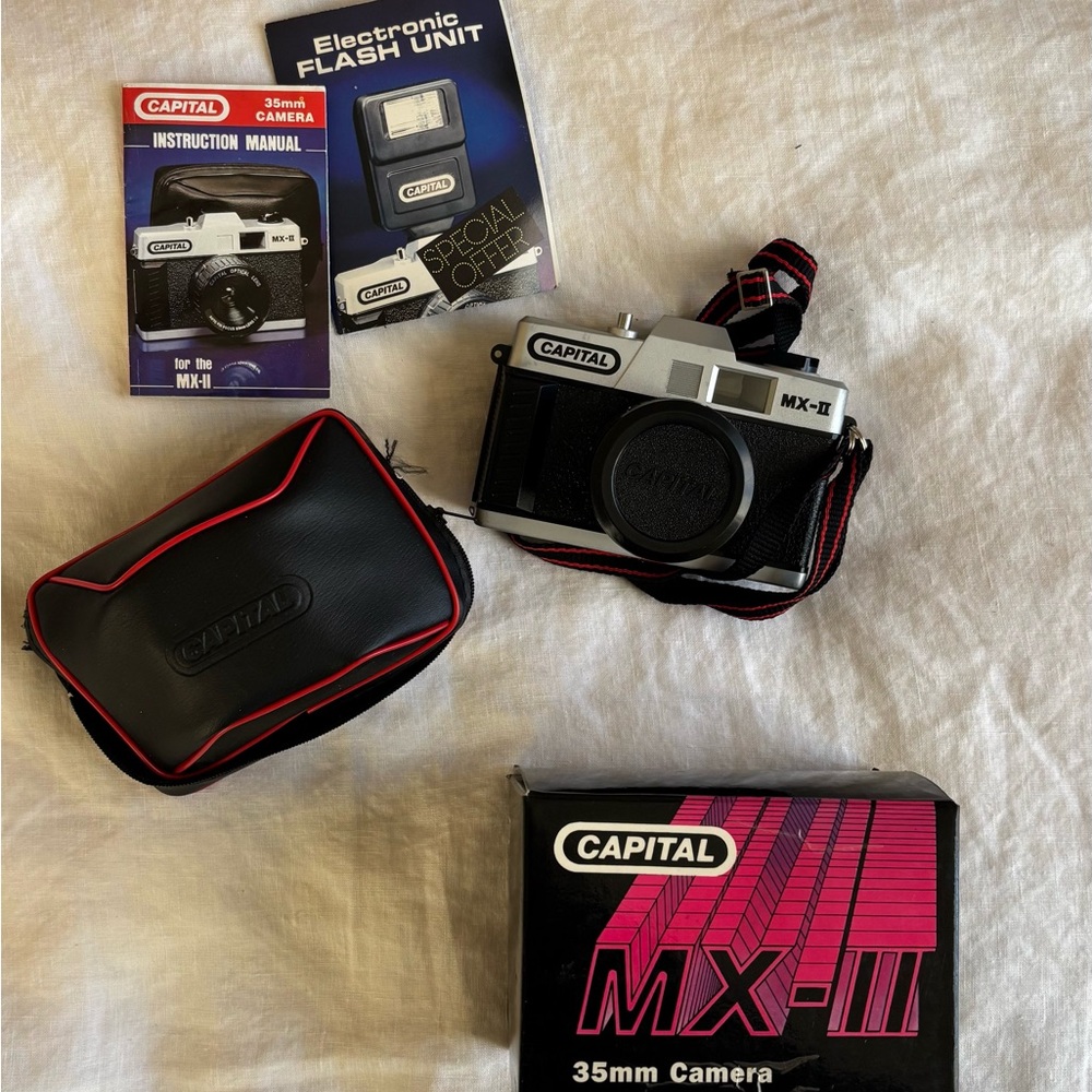 MX-III 35mm Film Camera - Black and Silver
